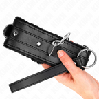 kink collier avec laisse 65 cm avec restrictions noir 36 42 cm x 5 5 cm