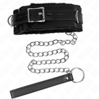 kink collier avec laisse 65 cm avec restrictions noir 36 42 cm x 5 5 cm