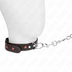 Collier de soumission avec bracelet à détails coeur — détail produit