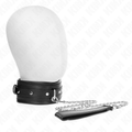 Collier de soumission à boucle brillante avec laisse — vue principale