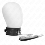 Collier de soumission à boucle brillante avec laisse — vue principale