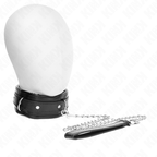Collier lourd de soumission avec laisse — vue principale