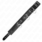 kink collier esclavage 3 anneaux avec sangle 80 cm 53 x 5 cm