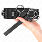 kink collier esclavage 3 anneaux avec sangle 80 cm 53 x 5 cm