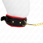 kink collier avec bracelet imitation cuir eponge modele 2 reglable 37 54 cm x 3 cm