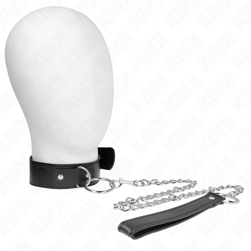 Collier de soumission discret réglable avec laisse — vue principale