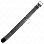 Collier de soumission discret réglable avec laisse — vue rapprochée