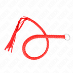 kink fouet serpent avec anneau rouge 65 cm