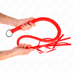 kink fouet serpent avec anneau rouge 65 cm