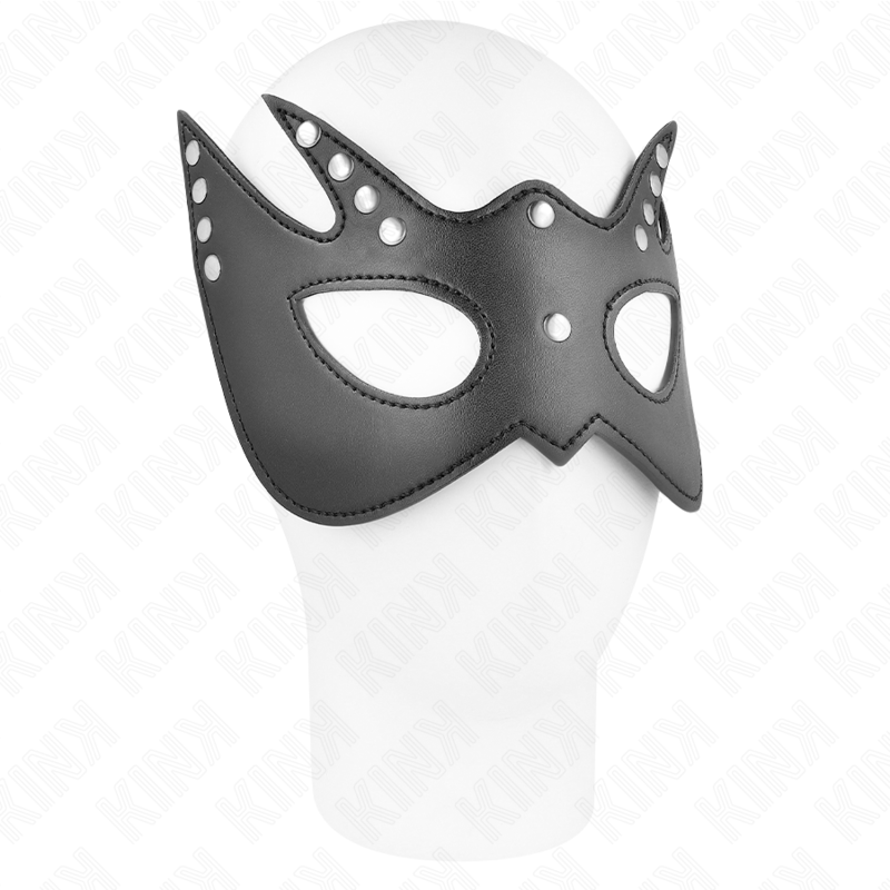 Masque chauve-souris à rivets pour jeu de rôle — vue de profil