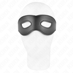 Masque facial en cuirette modèle ajouré — vue de profil