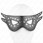 Masque sexy en simili pour jeu de séduction — vue de dos