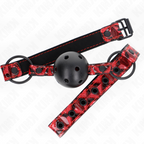Bâillon boule motif diamant modèle 2 — détail produit