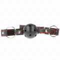 Bâillon boule creuse noir modèle 2 — vue principale