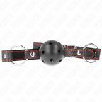 Bâillon boule creuse noir modèle 2 — vue principale