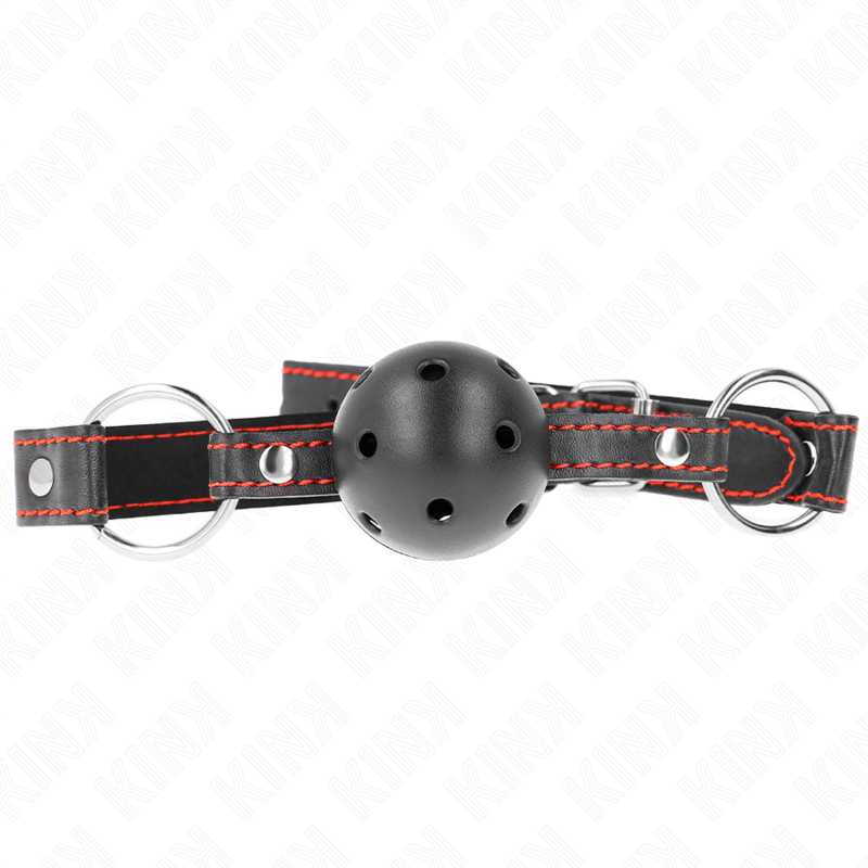 Bâillon boule creuse noir modèle 2 — vue principale