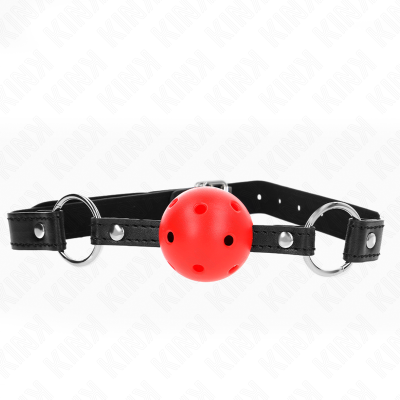 Bâillon boule creuse silicone pour le silence — détail base