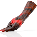 Gode fisting démon en silicone texturé fantasy — détail produit