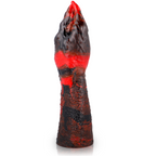 Gode fisting démon en silicone texturé fantasy — vue de dos