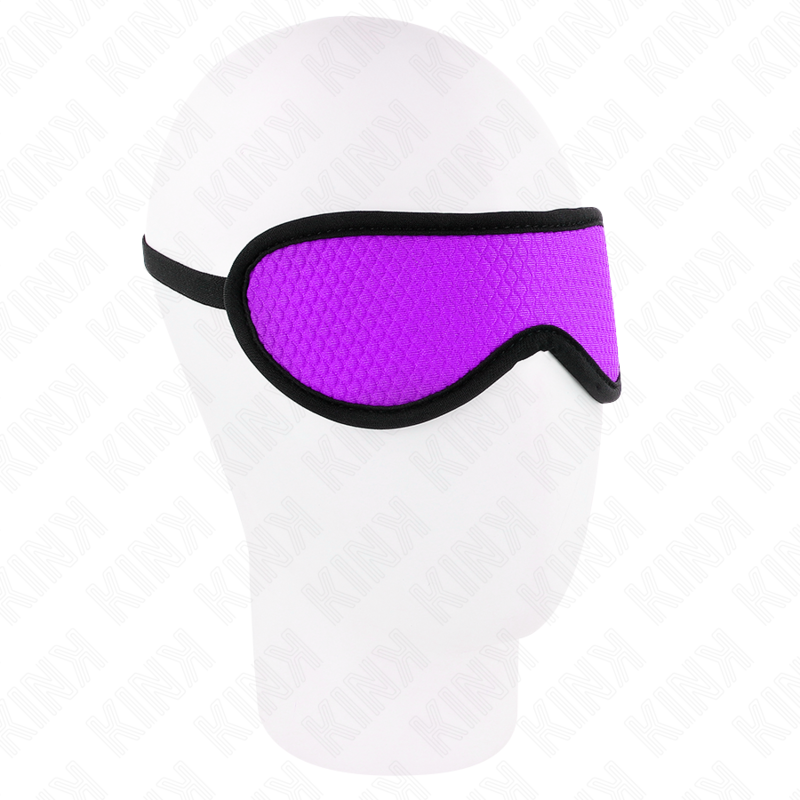 Masque sur les yeux texturé à écailles à bord recouvert — détail texture surface