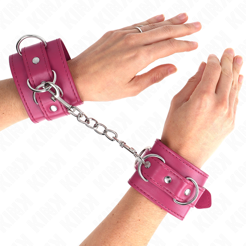 kink 3 appareils poignets ajustables rose 17 5 25 cm x 6 cm