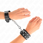 Bracelets avec double ligne de clous réglables