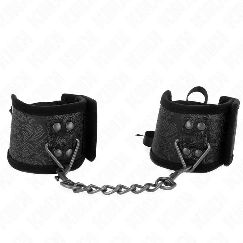 Manchettes de poignet à détails dentelle noire — détail produit