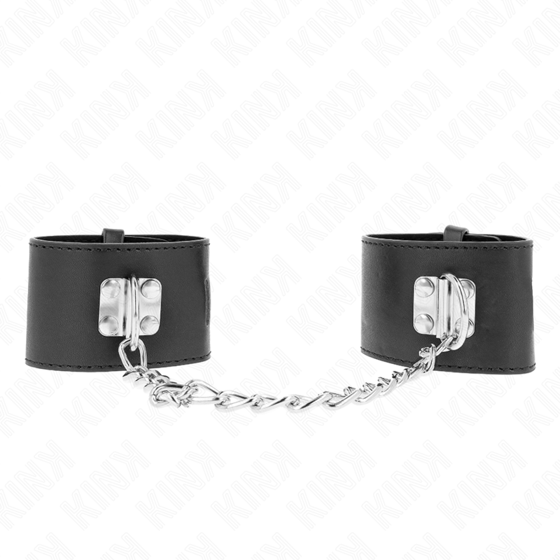 Manchettes de poignet avec chaîne et cadenas — détail produit