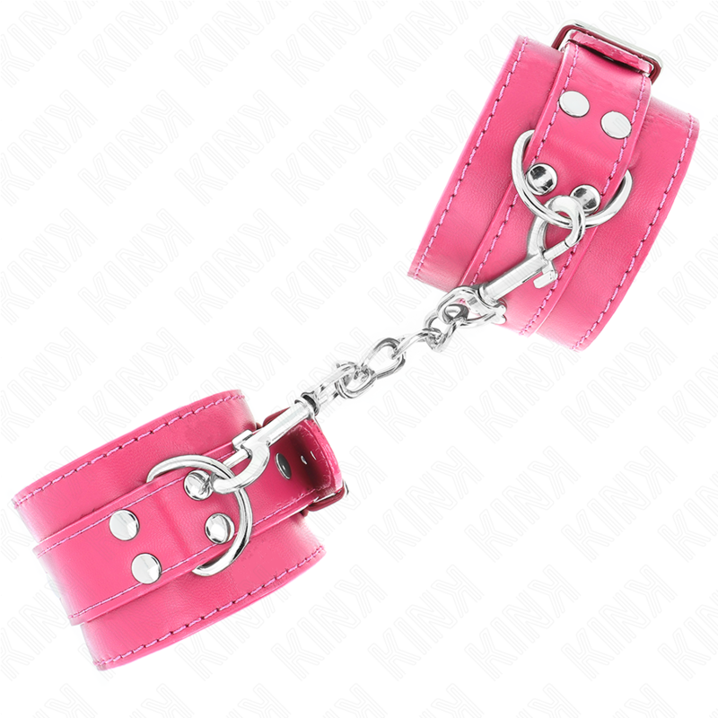 kink appui poignets rose framboise avec doublure rose framboise reglable 20 28 cm x 5 5 cm
