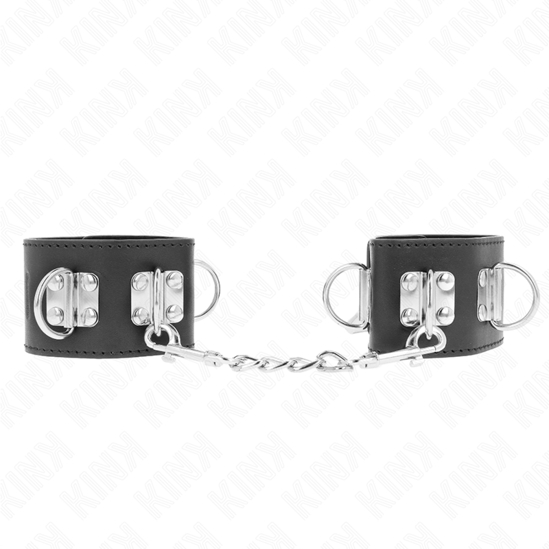 Manchettes de poignet multipositions cadenas — détail produit