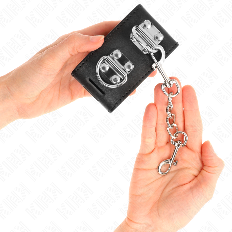 Manchettes de poignet multipositions cadenas — vue de dos