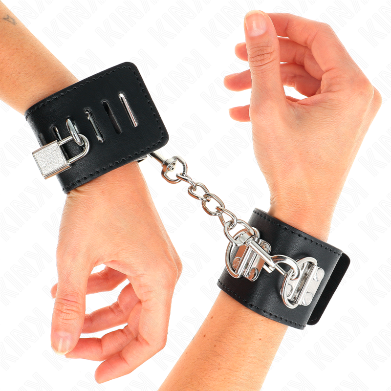 Manchettes de poignet multipositions cadenas — vue principale