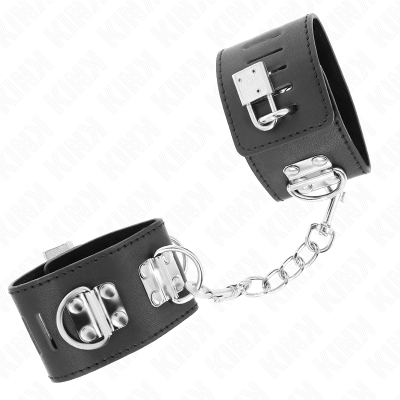 Manchettes de poignet multipositions cadenas — vue de profil