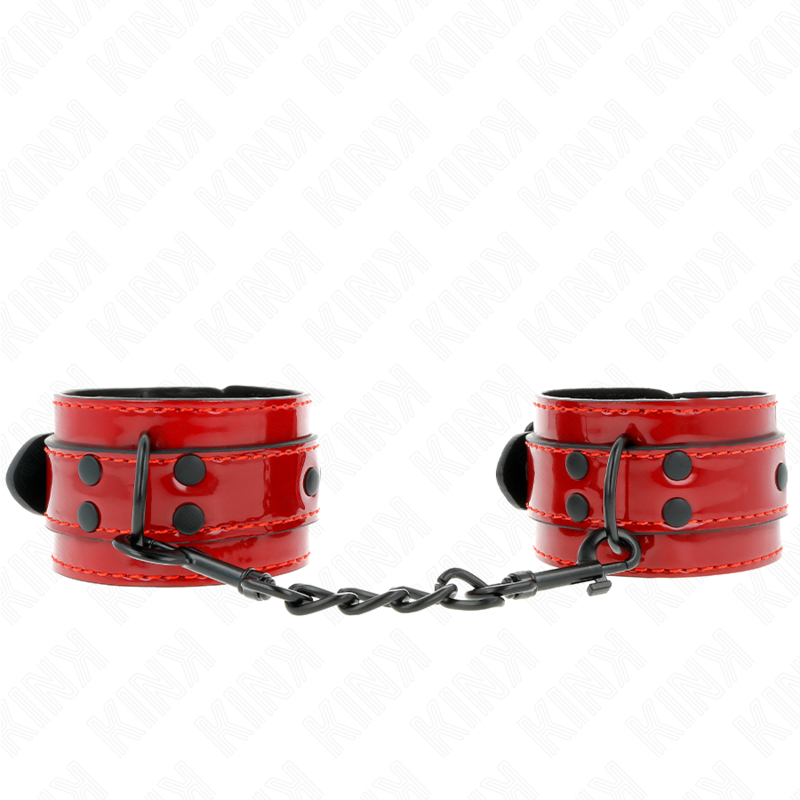 Bracelets de poignet ajustables rouge foncé — détail produit