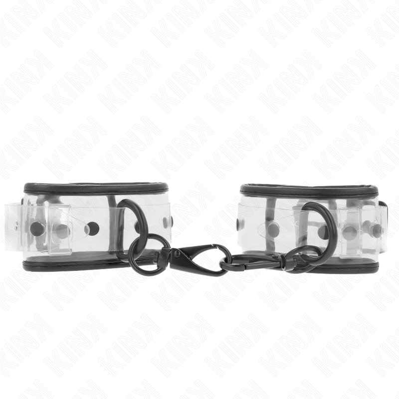 Bracelets de poignet ajustables transparents — détail produit