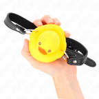 Bâillon en forme de canard en silicone — vue de dos