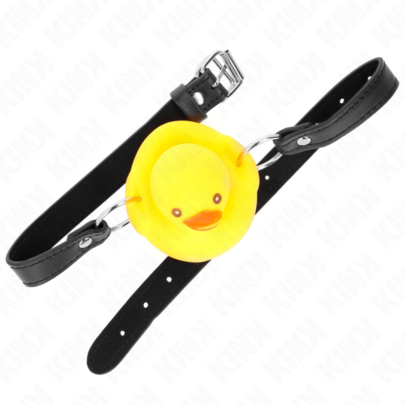 Bâillon en forme de canard en silicone — détail produit