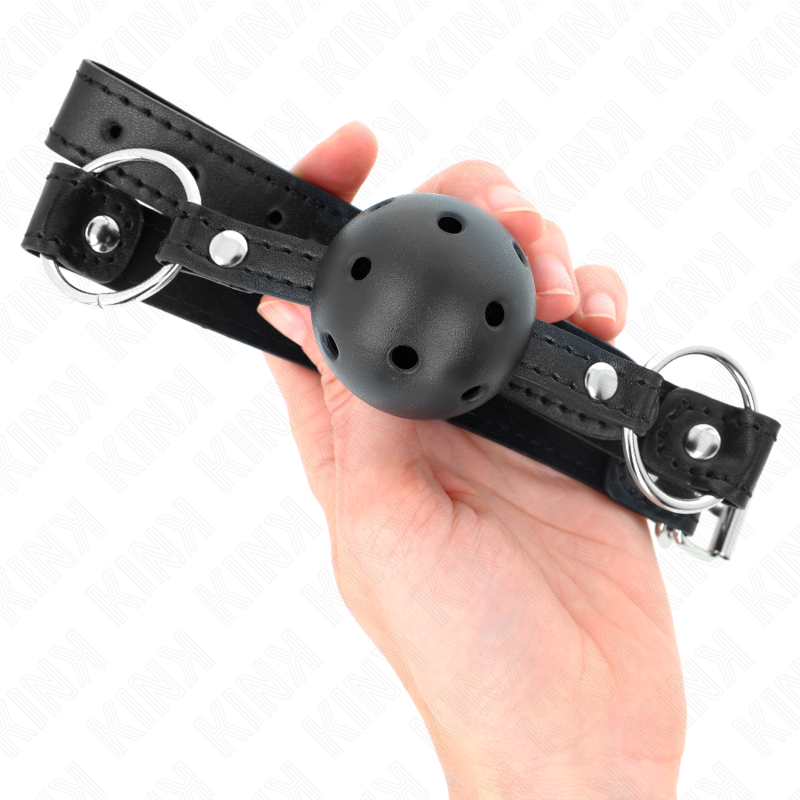 kink boule noire creuse dure 4 5 cm gag modele 1 63 5 x 2 cm