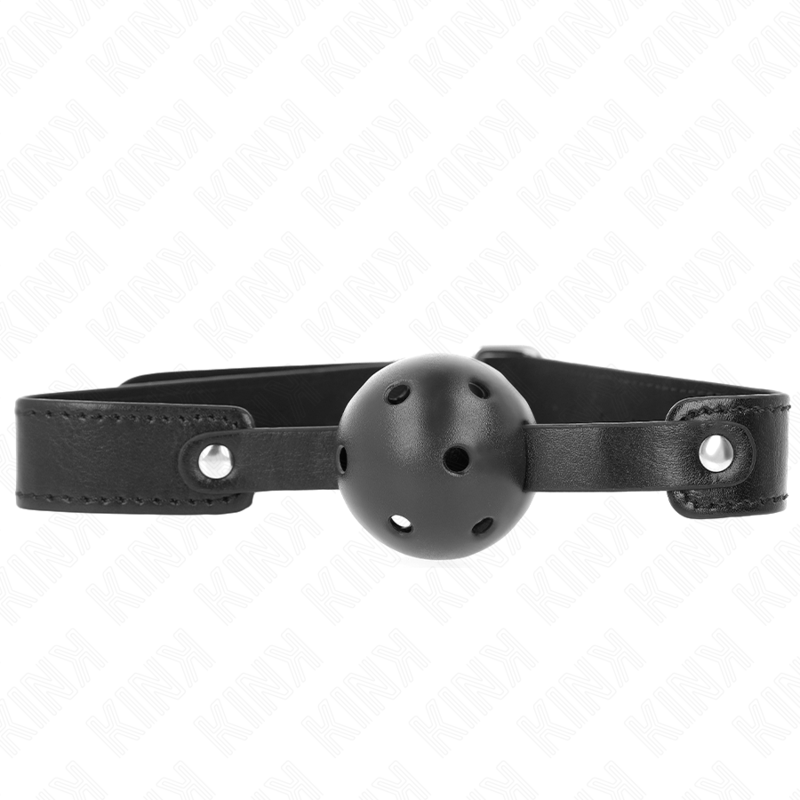 Bâillon boule respirante silicone sangle ajustable — vue principale