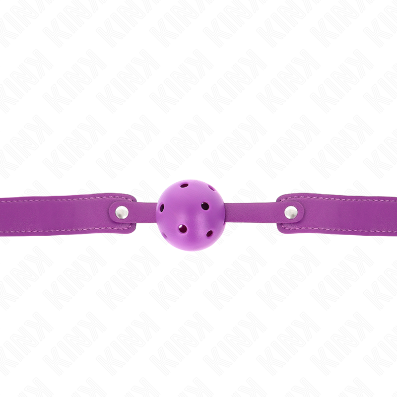 Bâillon boule respirante silicone sangle ajustable — vue galerie 11