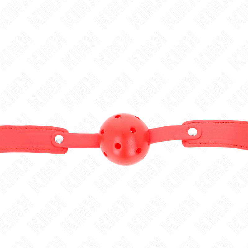 Bâillon boule respirante silicone sangle ajustable — comparatif dimensionnel