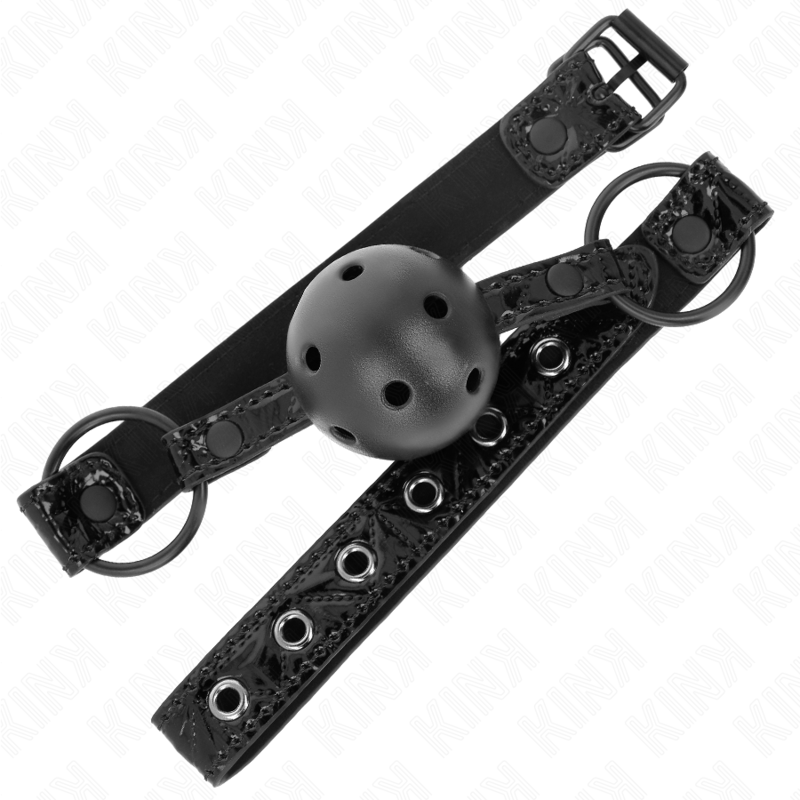 Bâillon boule motif diamant modèle 3 — détail produit