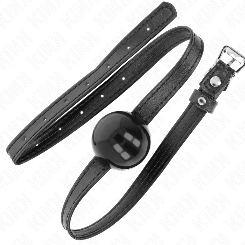 Bâillon petite boule silicone épuré — détail produit