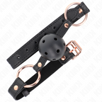 Bâillon boule premium TPE souple — détail produit
