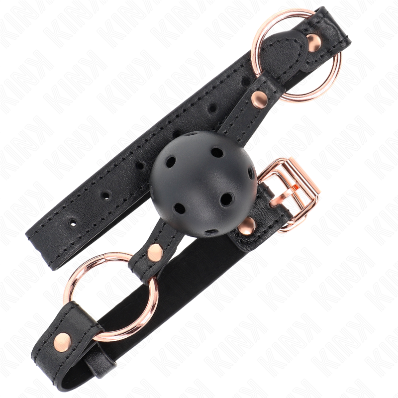 Bâillon boule premium TPE souple — détail produit