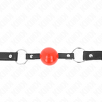 Bâillon boule en silicone avec bracelet réglable — vue principale