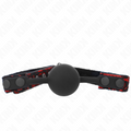 Bâillon boule en silicone avec sangle longue — vue principale
