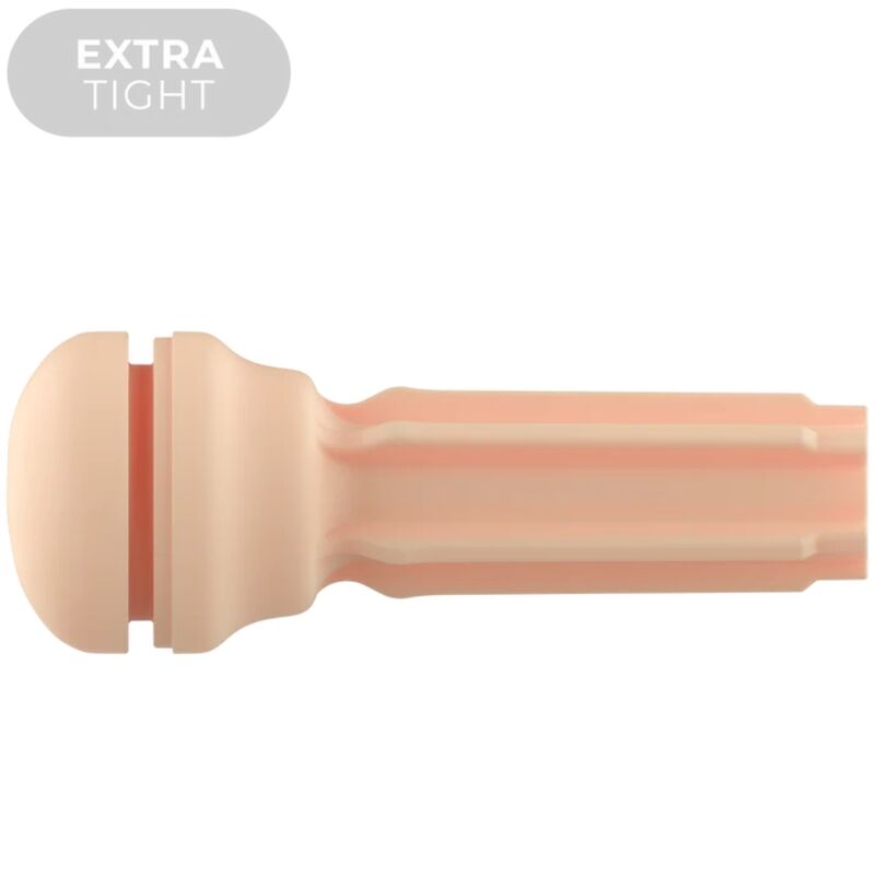 Masturbateur anal réaliste texturé extra serré — détail texture surface
