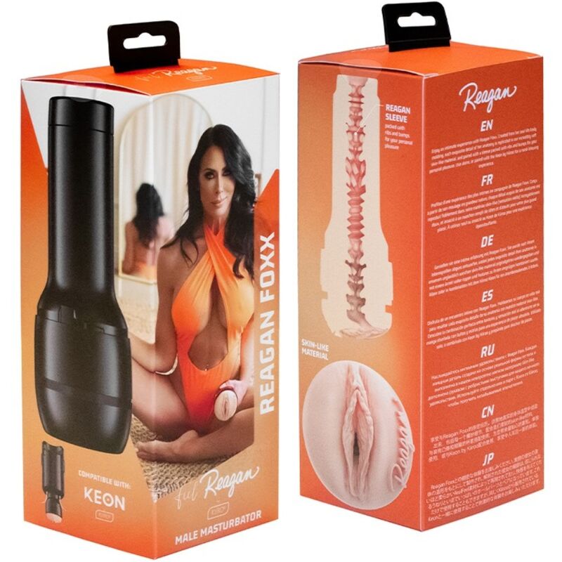 Masturbateur réaliste Reagan Foxx connecté — vue principale