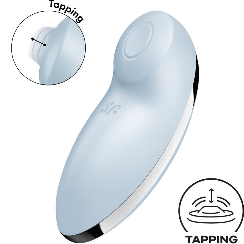 satisfyer tap climax 2 vibrateur stimulateur gris